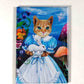 MAGNET 2"x 3" Rectangle "Alice Cat"