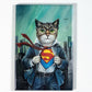 MAGNET 2"x 3" Rectangle "The Cat of Steel"