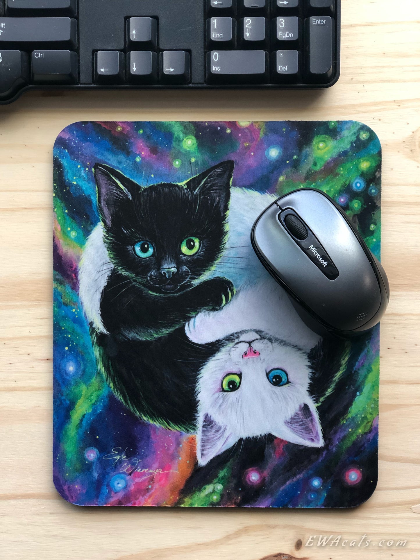 Mouse Pad "Purrfect Harmony"