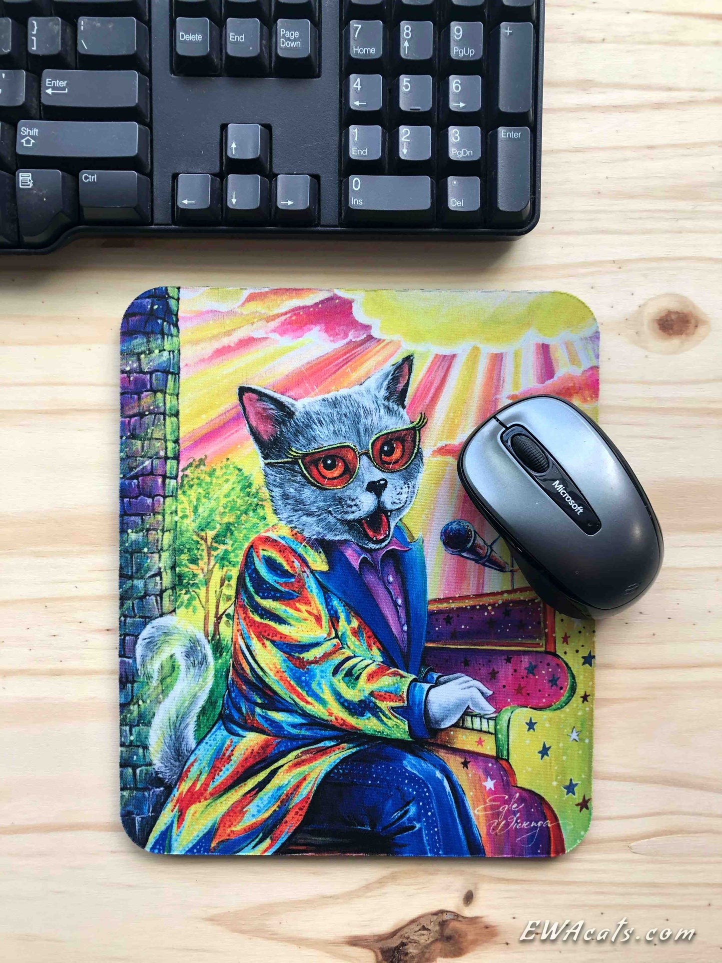 Mouse Pad "I'm Still Meowing"