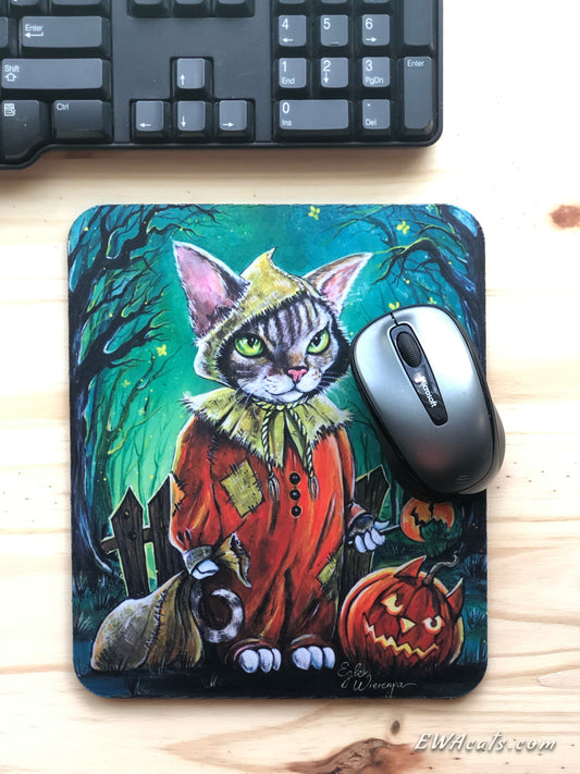 Mouse Pad "Tricky Kitty"