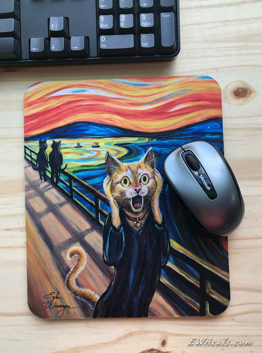 Mouse Pad "The Cat Scream"