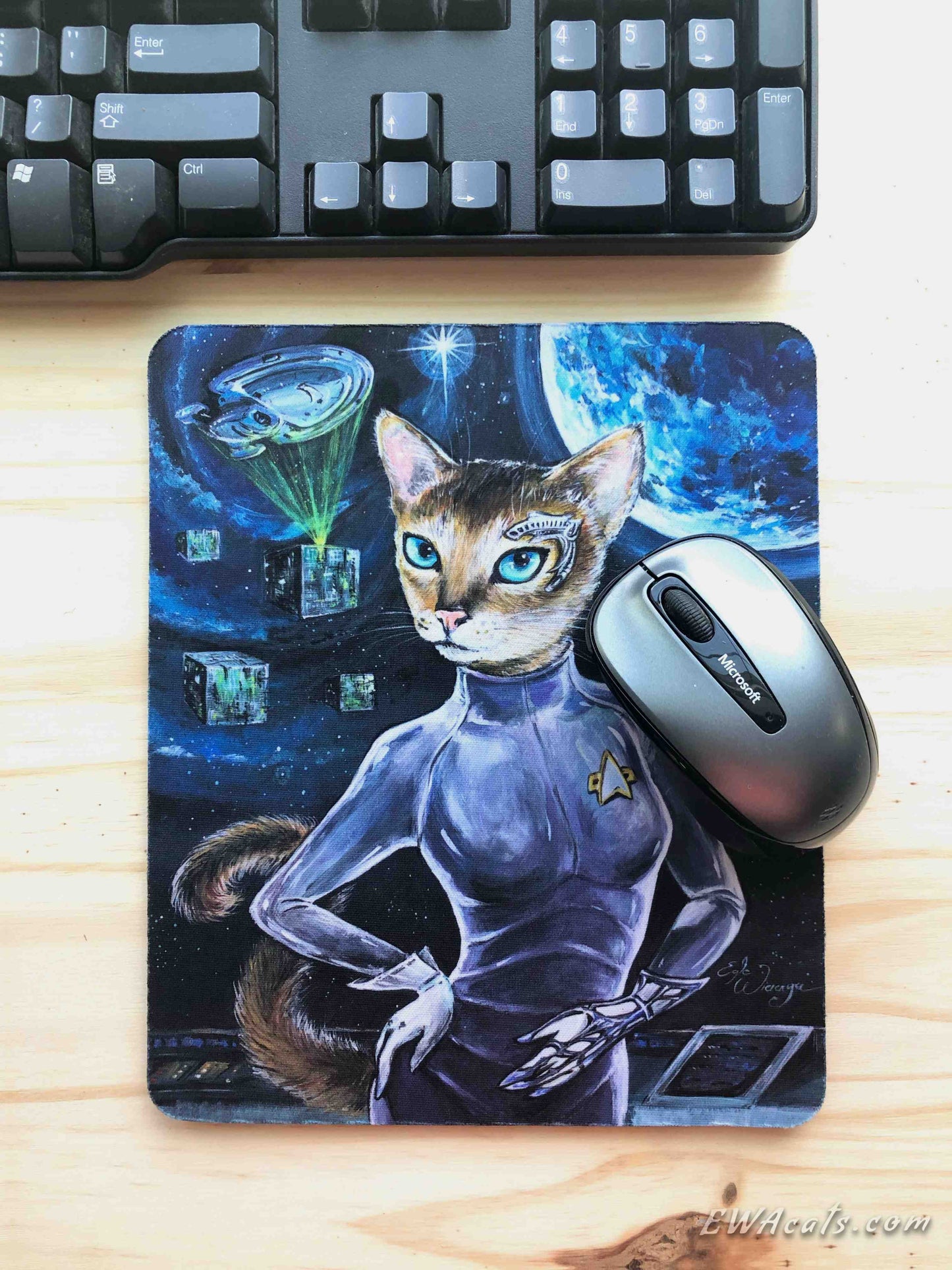 Mouse Pad "Seven of Nine Lives"