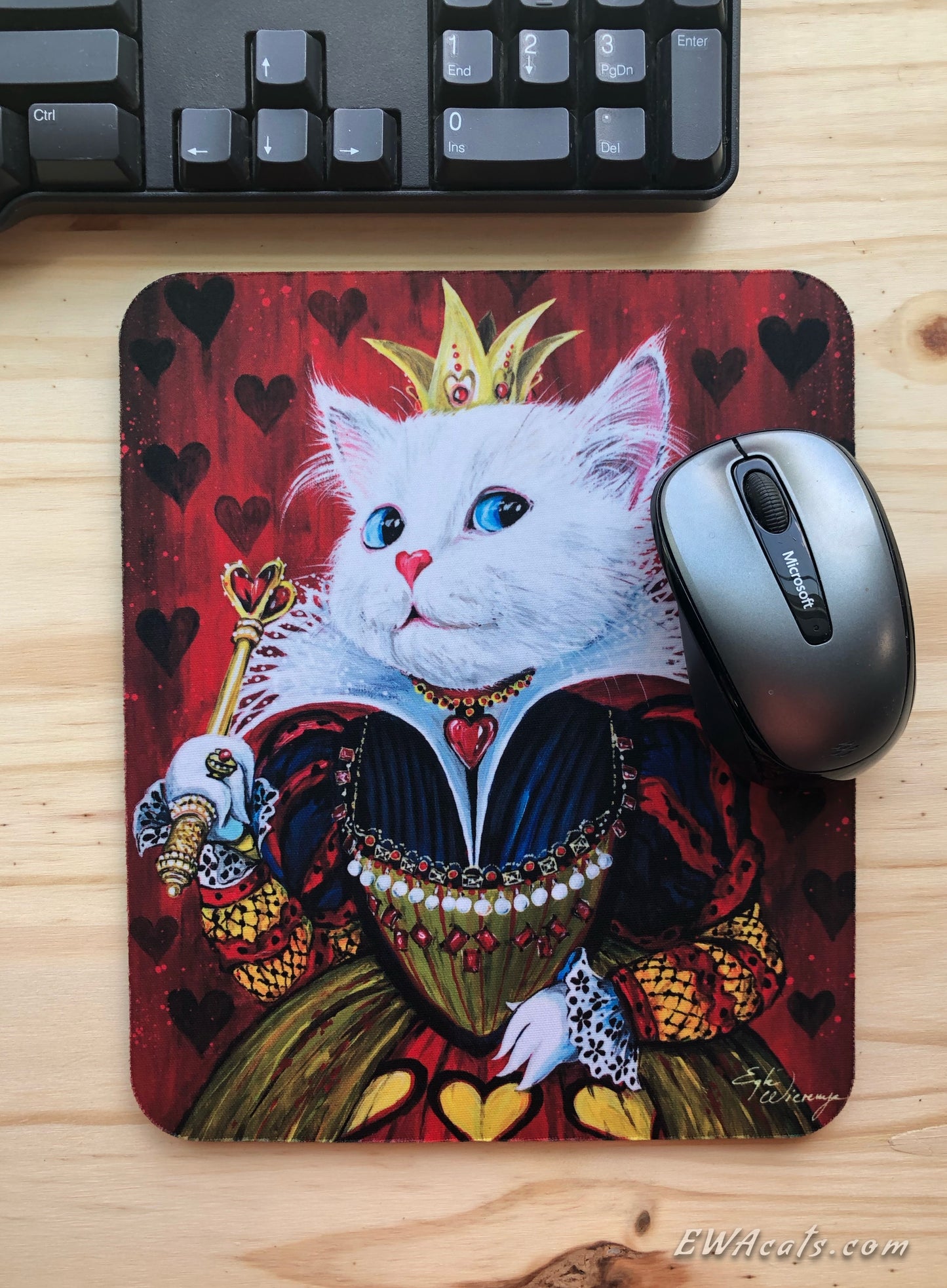 Mouse Pad "Queen of Cats"