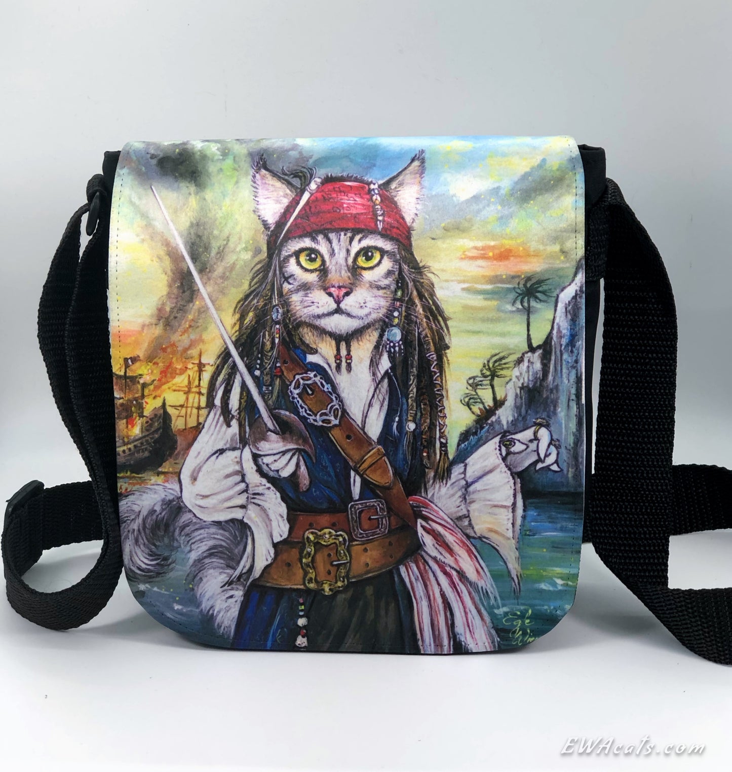 Shoulder Bag "Cat Sparrow"