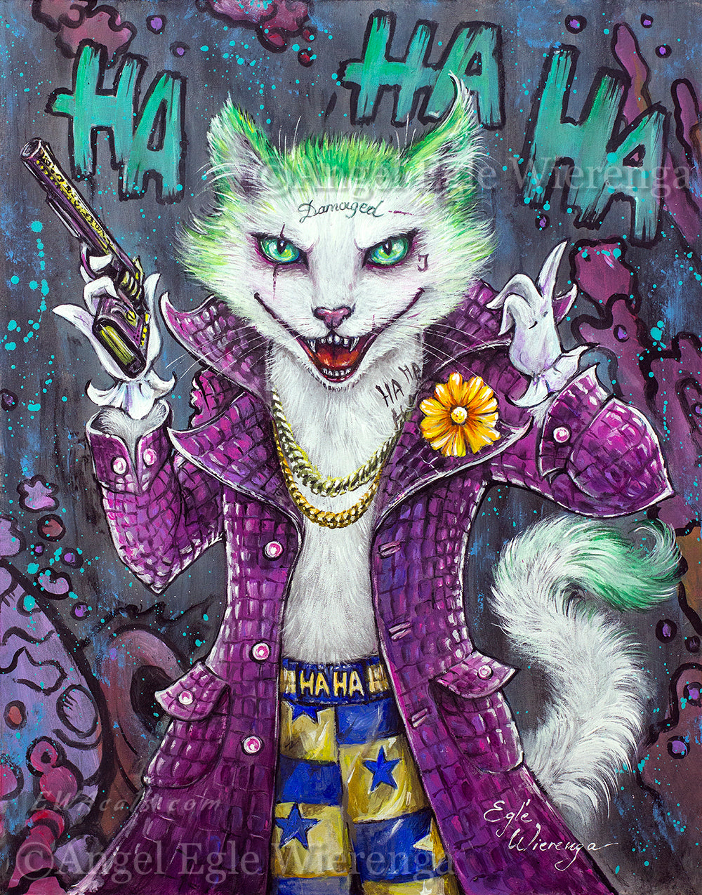 Art Print "Joker Cat "