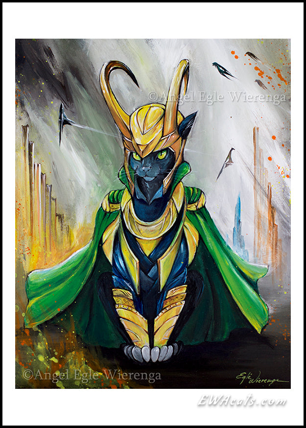 Art Print "Loki B. Cat"