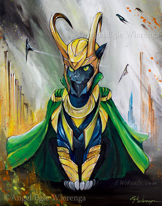 Art Print "Loki B. Cat"