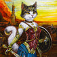 CANVAS "Meowzonian Purrincess" Open & Limited Edition