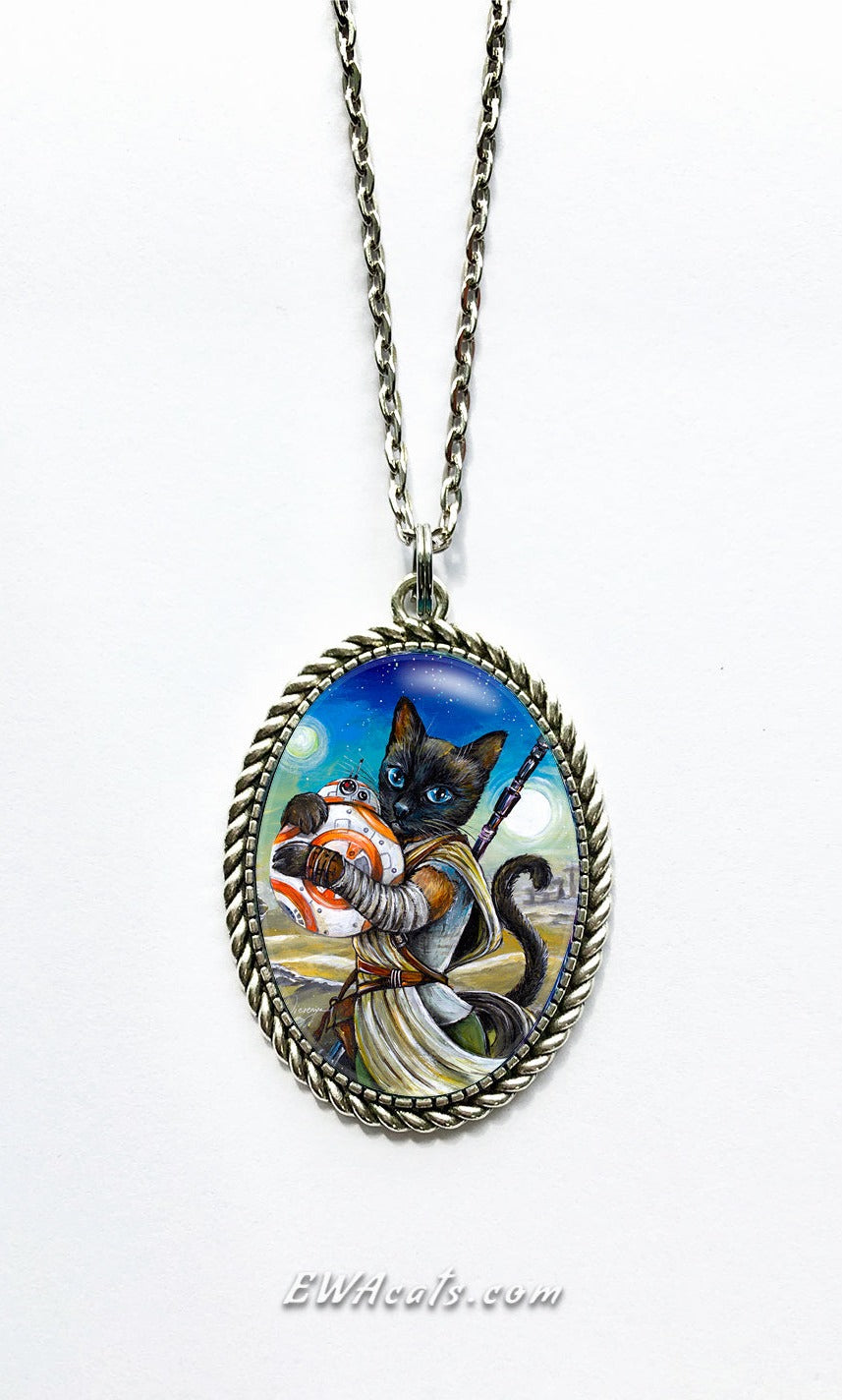 Necklace "Ray Cat"