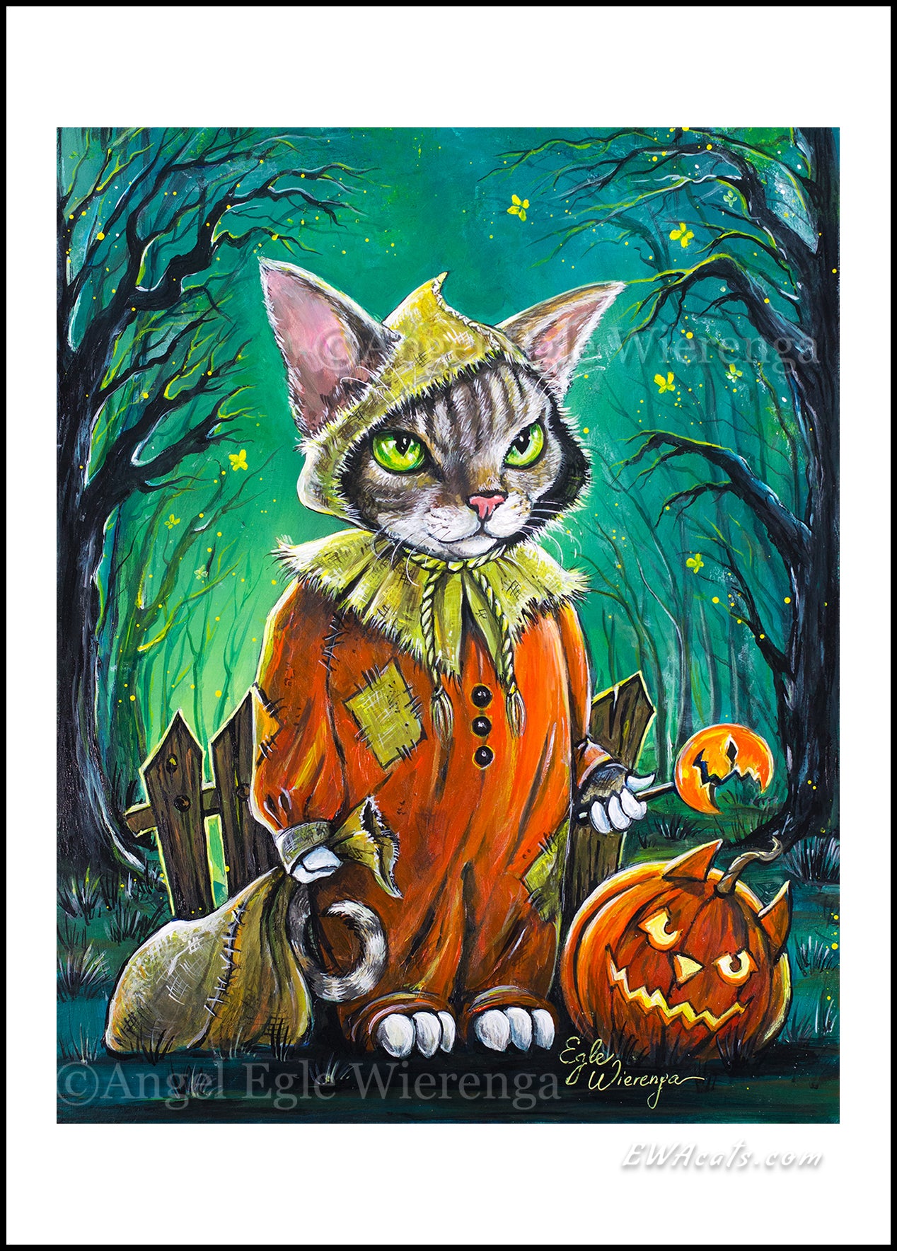 Art Print "Tricky Kitty"