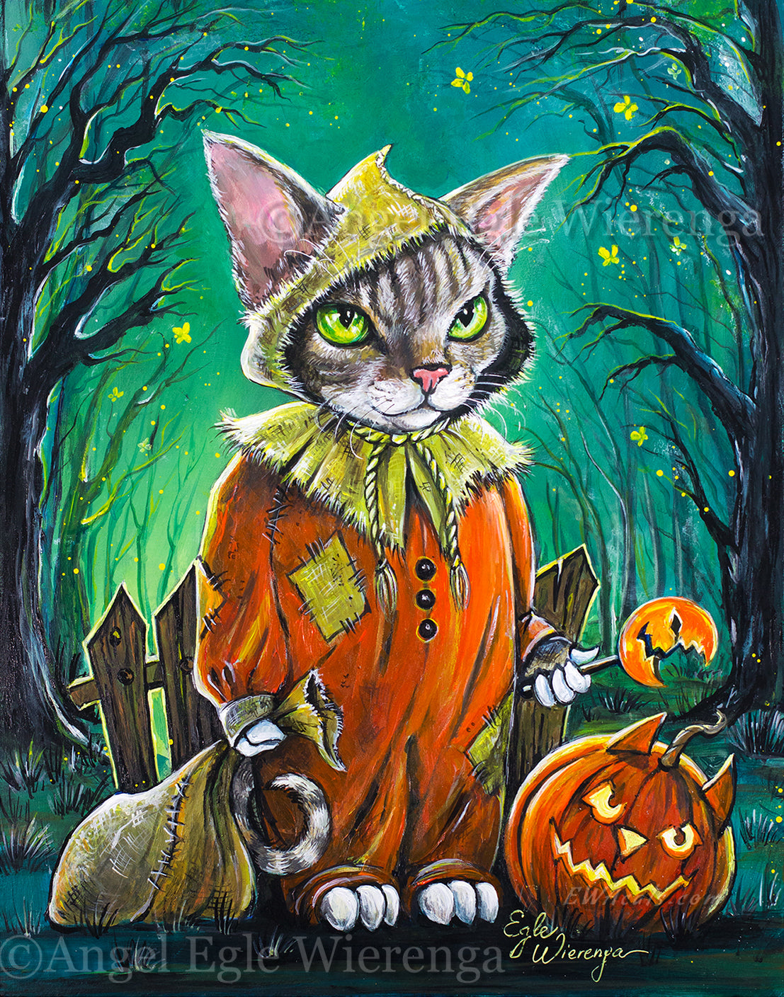 Art Print "Tricky Kitty"