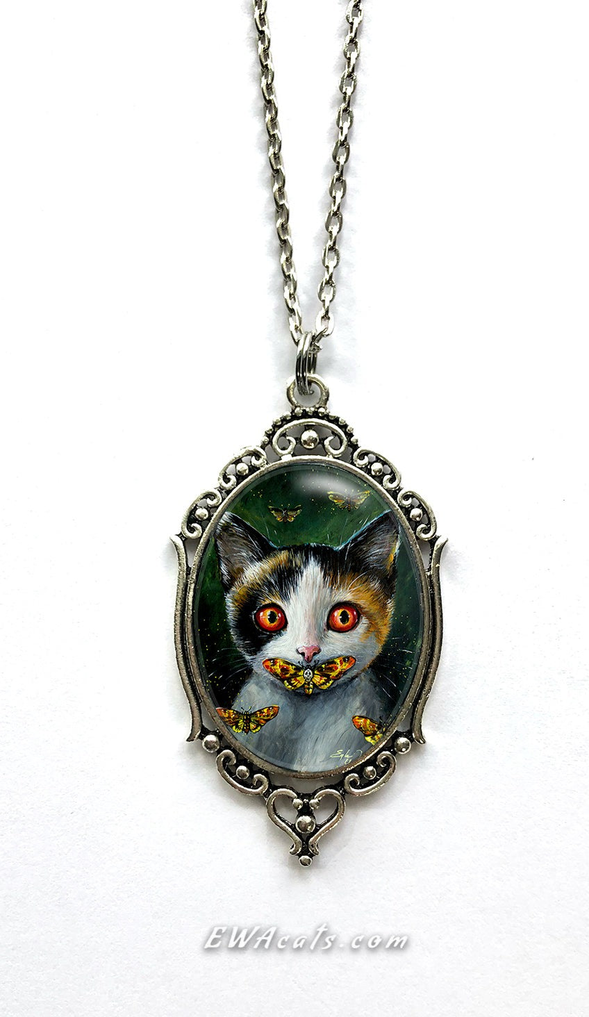 Necklace "Silence of the Cats"