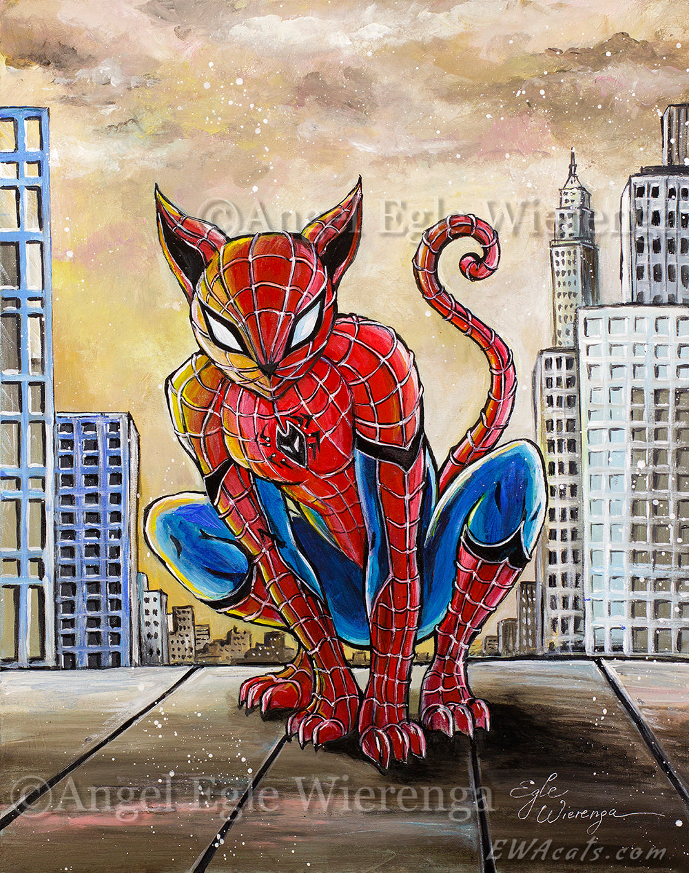 Art Print "SpiderKitty"