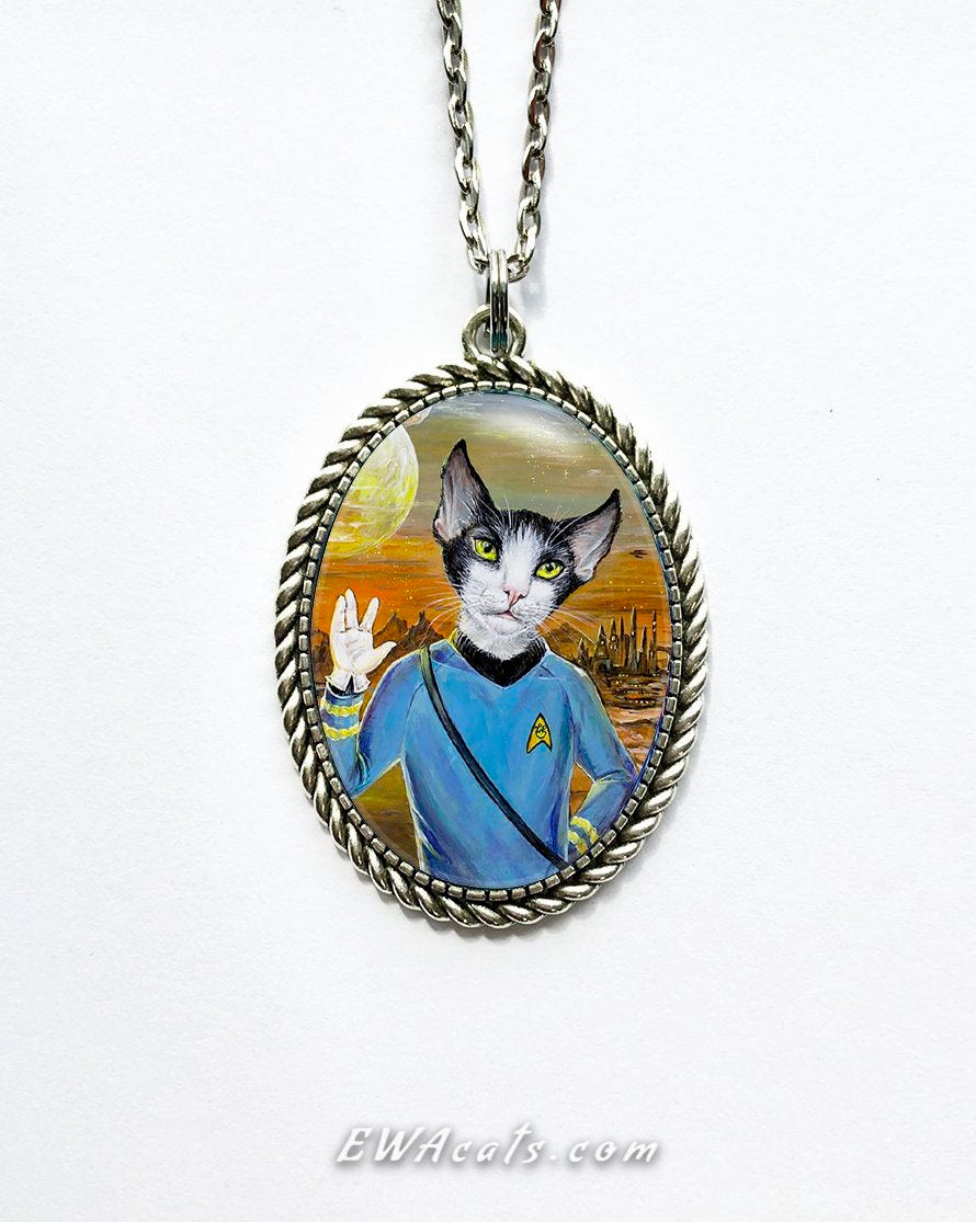 Necklace "Live Long and Purr"