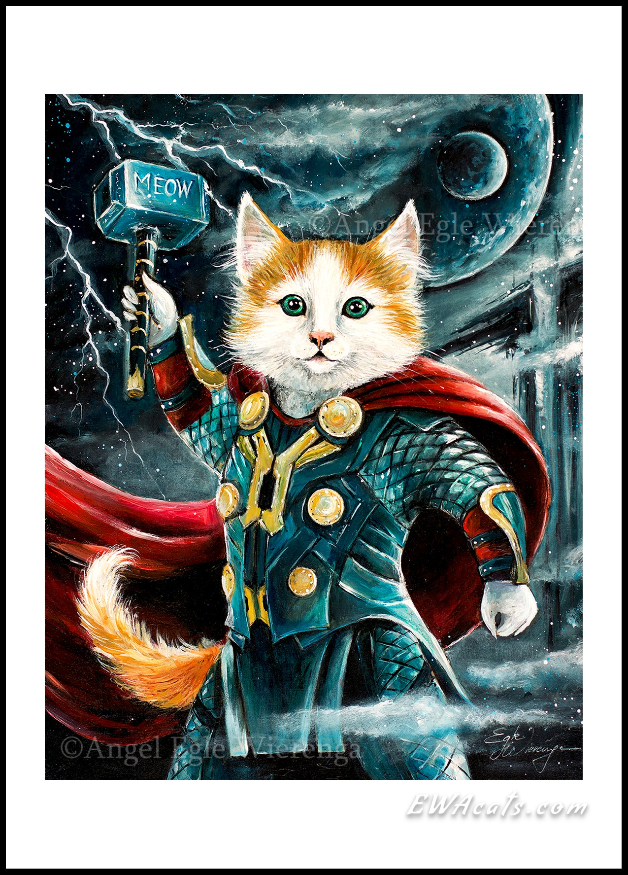 Art Print "Thor Kitty"