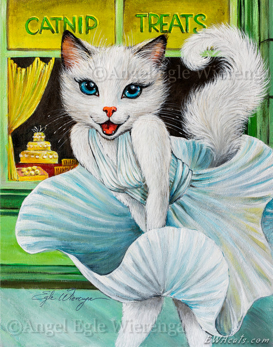 Art Print "Meowlyn Monroe"