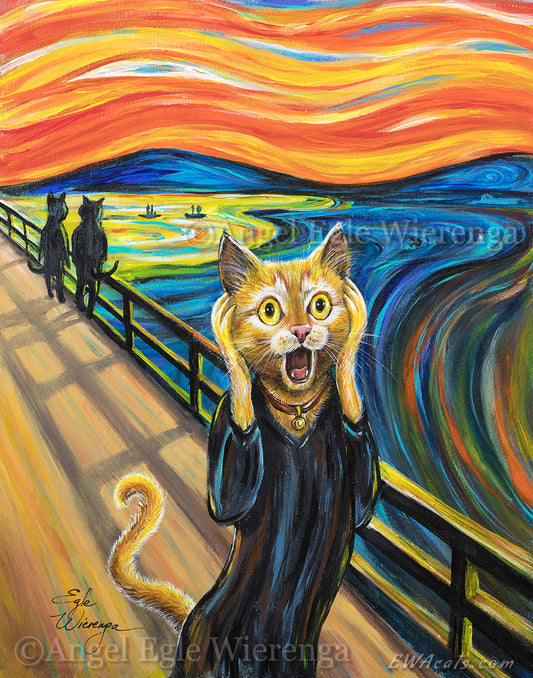 CANVAS "The Cat Scream" Open & Limited Edition