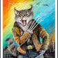 Art Print "Cat-Man Logan"