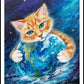Art Print "It's a Cat's World"
