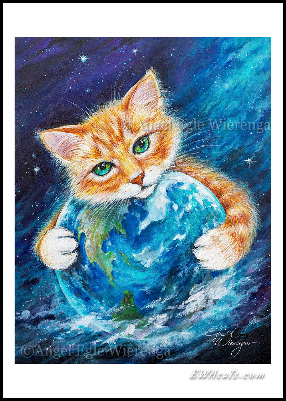 Art Print "It's a Cat's World"