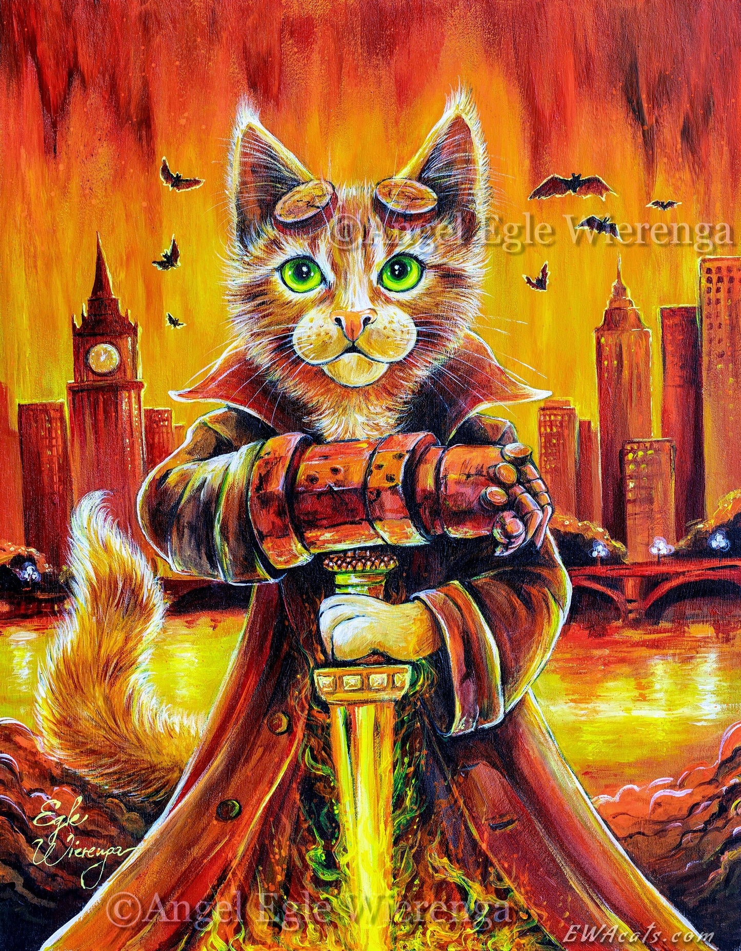 CANVAS "Hellboy Kitty" Open & Limited Edition