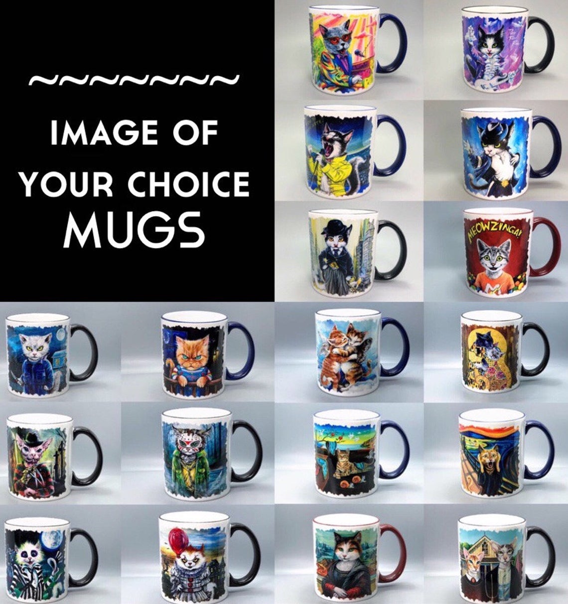 MUGS, Image of Your Choice! See Directions Below