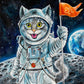 CANVAS "First Cat on the Moon" Open & Limited Edition