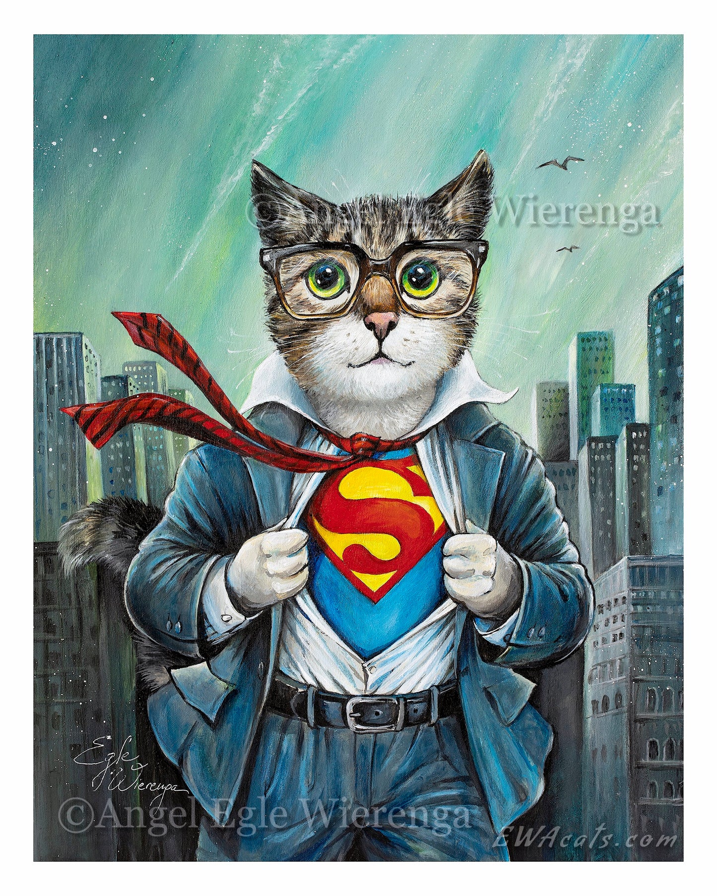Art Print "The Cat of Steel"