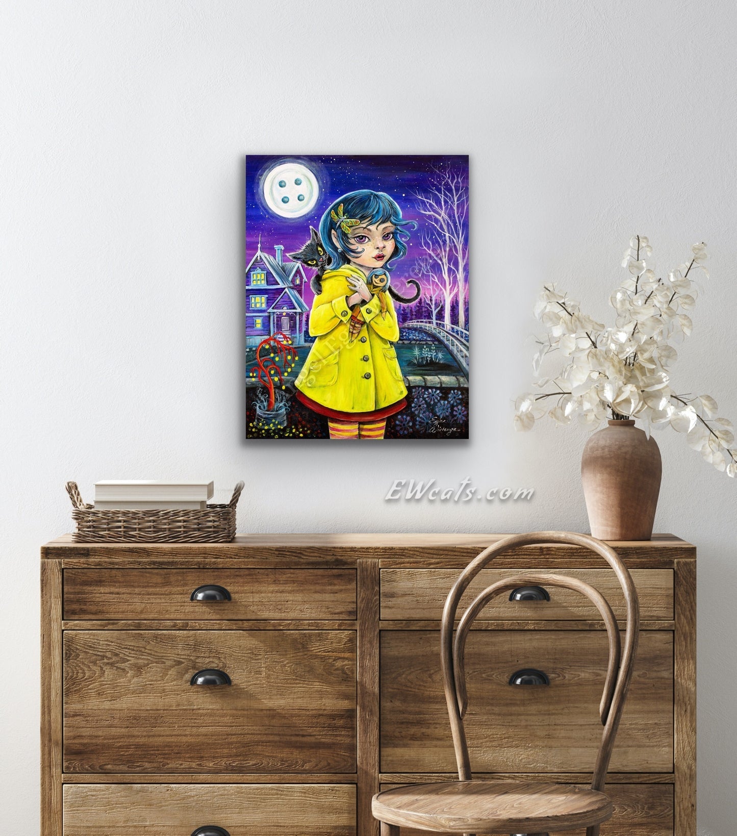 CANVAS "Coraline and Her Cat" Open & Limited Edition