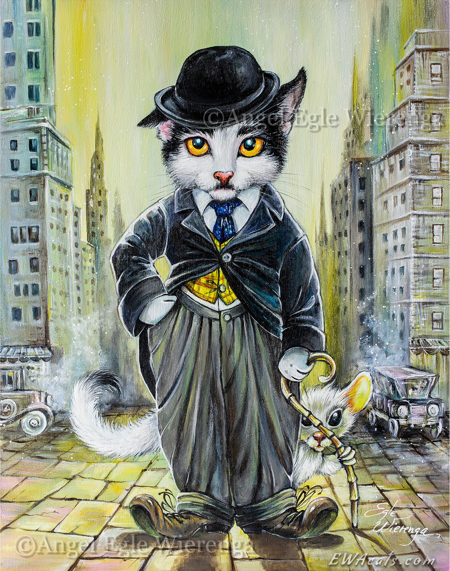 CANVAS "Kitty Chaplin"  Open & Limited Edition
