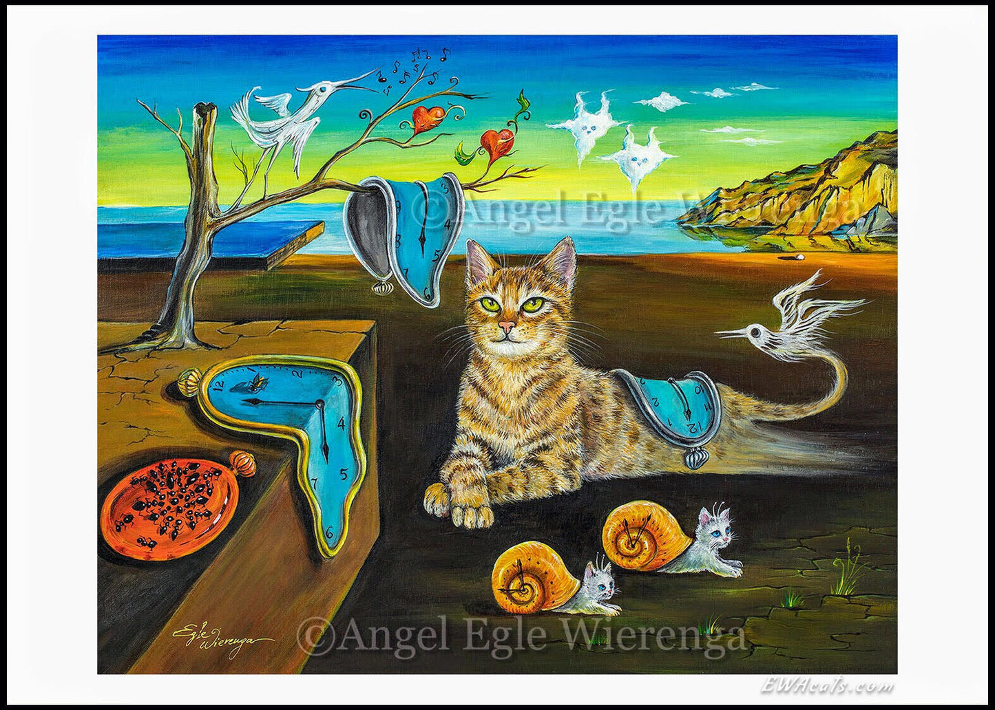 Art Print "The Purrfect Time"