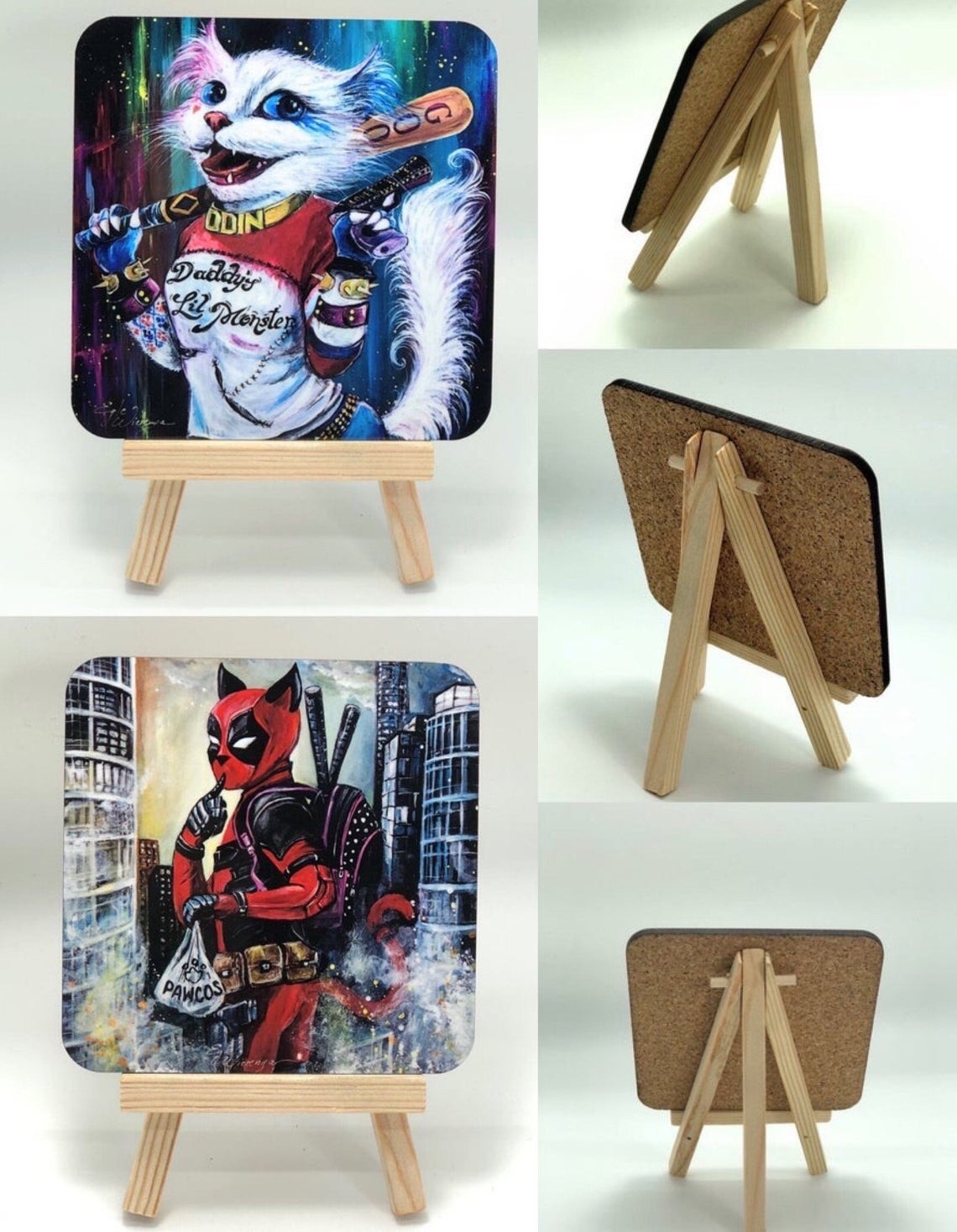 COASTERS SINGLES, Images of your choice! See Directions below