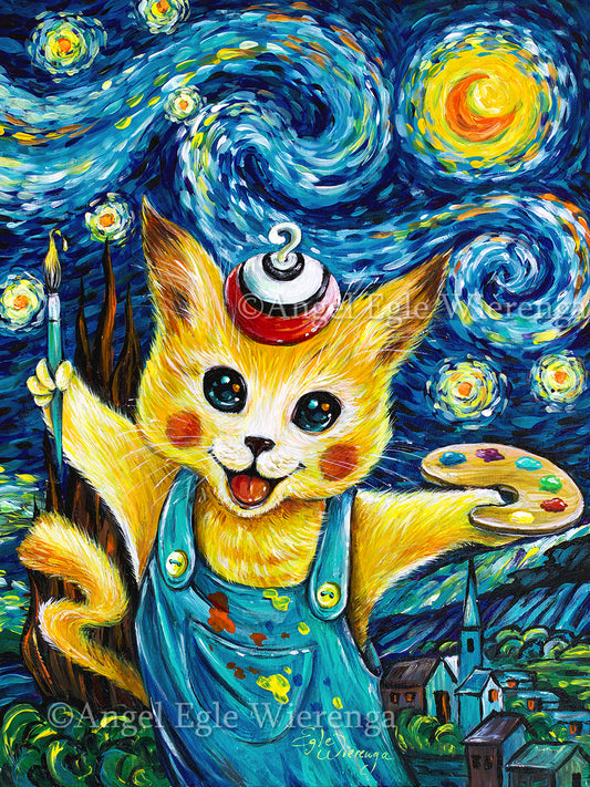 CANVAS "Pika Kitty"  Open & Limited Edition