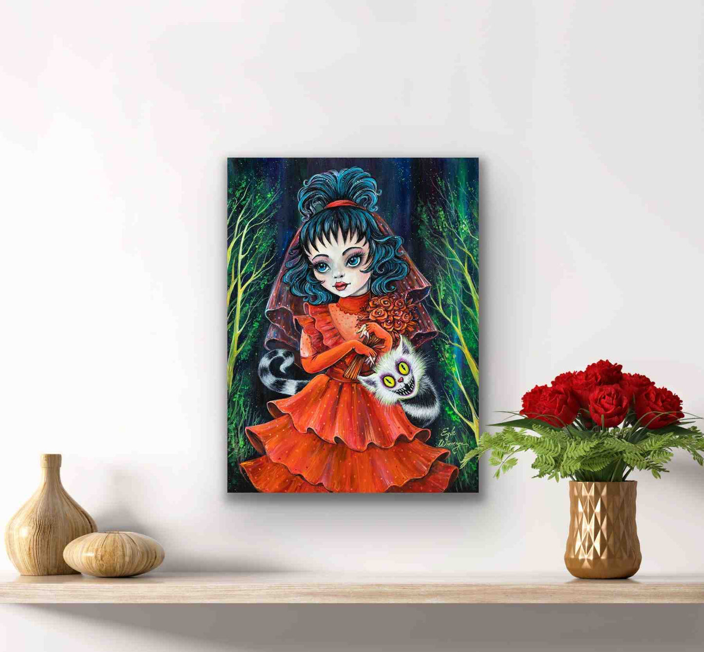 CANVAS "Lydia and Her Beetle Kitty" Open & Limited Edition